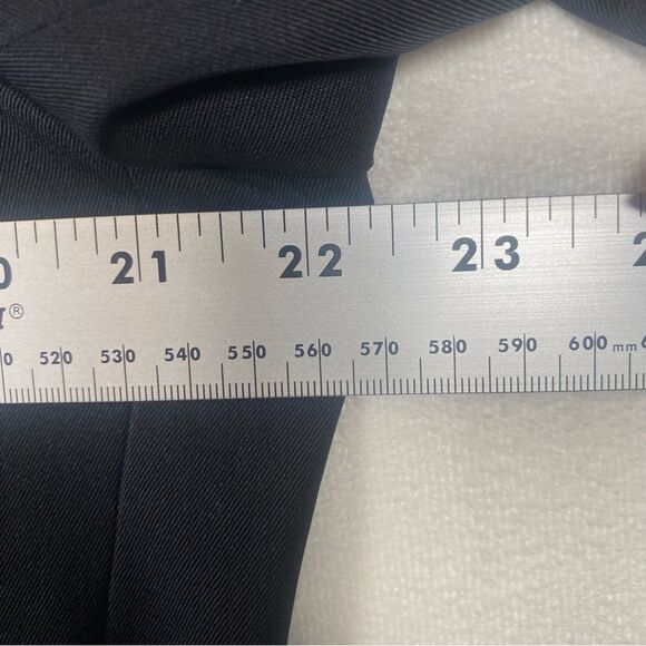 Mani by Giorgio Armani Black Vintage Suit Jacket Size 44 Long - Picture 11 of 13